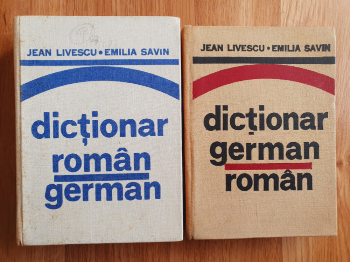 DICTIONAR ROMAN-GERMAN SI GERMAN-ROMAN - Livescu, Savin
