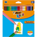 Bic Creioane Colorate Tropicolors 24 Bucati 32019693