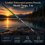 Undiță Telescopică pentru Pescuit, Model Targa, 3 m