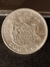 500 lei 1944 (argint) + Lot 100 monede Romania (iesite din circulatie) [poze] foto