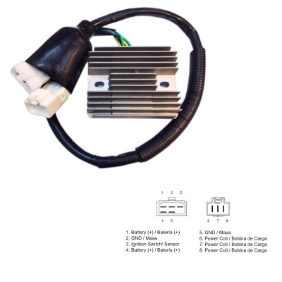 DZE Regulator Tensiune Honda CBR 1100XX VFR 800 DZE02488 releu incarcare foto