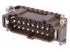 Conector HDC tată 16PE 16A 500V 180&deg;C