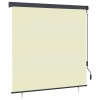 Jaluzea tip rulou de exterior, crem, 170 x 250 cm