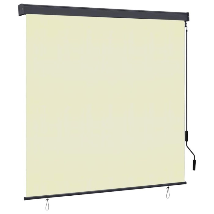 Jaluzea tip rulou de exterior, crem, 170 x 250 cm