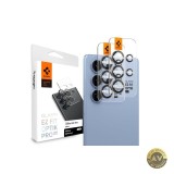 Folie de protectie Camera spate Spigen EZ FIT pentru Samsung Galaxy S25 Ultra S938 Sticla Securizata Set 2 bucati Transparenta AGL09084