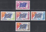 Franta 1971,1975,1976 - Steagul Consiliului Europei, 3 Serii, Cota 13.60 EURO, MNH, Nestampilat