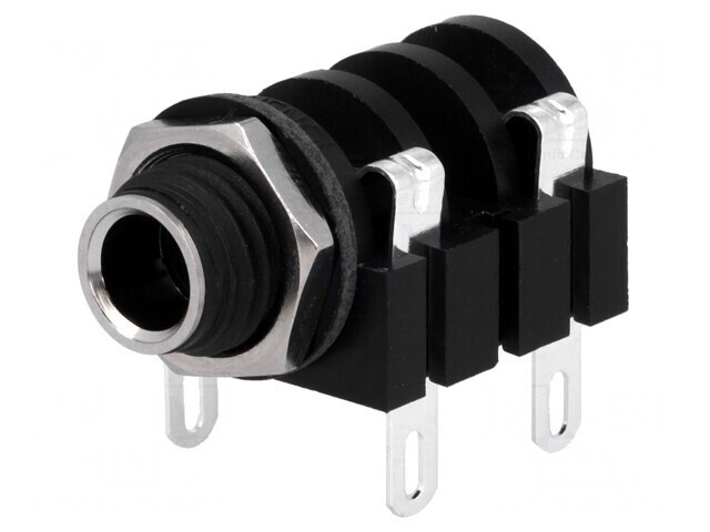 Soclu Jack 6,3mm Mono 2 Pini 90&deg; Lipire