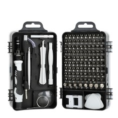 Set Profesional de Surubelnite de Precizie APF&reg;, 115 in 1 - Kit Magnetic de Reparatii cu 98 de Biti