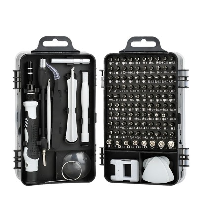 Set Profesional de Surubelnite de Precizie APF&amp;reg;, 115 in 1 - Kit Magnetic de Reparatii cu 98 de Biti foto