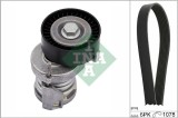 INA 529 0103 10 Set curea transmisie cu caneluri