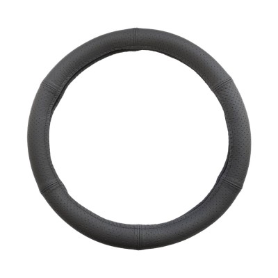 HUSA VOLAN PIELE NATURALA PERFORATA NEGRU 37-39 CM foto