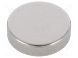 Magnet neodim 20N &Oslash; 12mm H 3mm ELESA GANTER
