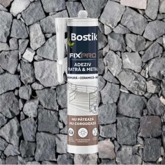 Adeziv pentru montaj piatra si metal Fixpro alb 290ml Bostik
