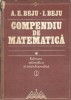 Compendiu matematica A. E. Beju Editura Stiintifica 1983 560 pagini