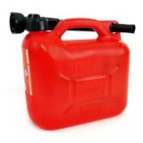 Canistra din plastic pentru combustibil rosie 5L