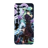Husa compatibila cu Oppo A54 5G, Viceversa, model Blue exorcist, Silicon, TPU, Transparent, Carcasa