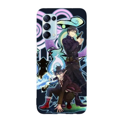 Husa compatibila cu Oppo A54s, Viceversa, model Blue exorcist, Silicon, TPU foto