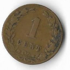 Moneda 1 cent 1882 - Olanda, cotatii bune!
