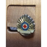 Insigna Crucea Roșie Evidentiat argintie mica