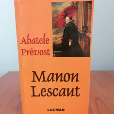 Abatele Prevost, Manon Lescaut