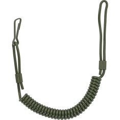 Cordon Siguranta Lanyard Spiralat Olive Mil-Tec