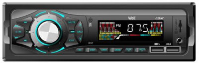 Radio auto Well Show Bluetooth Slot USB si SD 4x40W foto