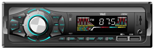 Radio auto Well Show Bluetooth Slot USB si SD 4x40W