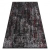 Covor VINCI 1524 modern Ornament vintage - structural antracit / roșu, 160x220 cm