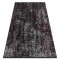 Covor VINCI 1524 modern Ornament vintage - structural antracit / roșu, 160x220 cm