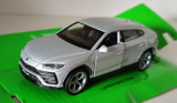 Macheta Lamborghini Urus 2018 silver - Welly 1/36