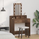 vidaXL Masă de Machiaj cu sertar Maro 79 x 41 x 140 cm Lemn compozit