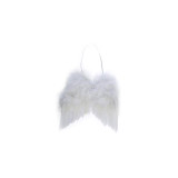 Decoratiune Craciun - Angel Wings Feather White, 28x20cm |