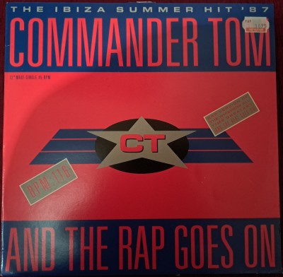 Disc Vinil MAXI Commander Tom - And The Rap Goes On -CBS-CBS 650949 6 foto