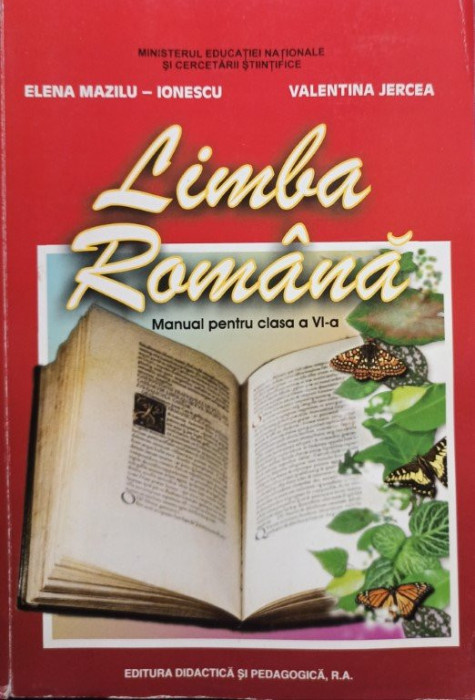 Limba romana - Manual pentru clasa a VIa