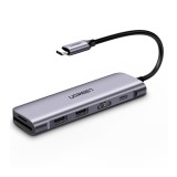 6in1 USB-C PD C Type USB C la 4K HDMI USB-C USB 3.0 SD TF Card