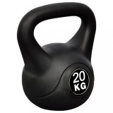 Greutate tip bila cu maner Kettlebell, 20 kg GartenMobel Dekor, vidaXL