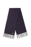 Tous esarfa din amestec de lana TEXTIL culoarea albastru marin, neted, 2002203333