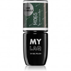 MYLAQ UV Gel Polish lac de unghii sub forma de gel culoare My Green Dragon 5 ml