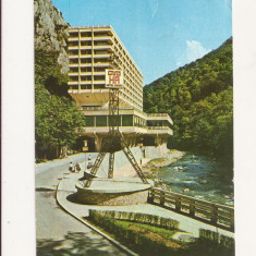 RC14 -Carte Postala-Baile Herculane, Hotel Roman, circulata 1984