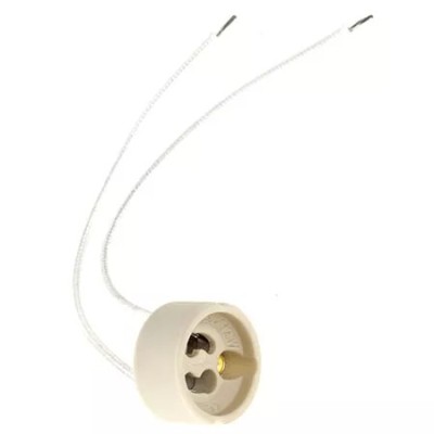 Soclu GU10 ceramic pe fir foto