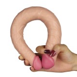 Dildo Realistic Dubla Penetrare Ladykiller, Natural, 35.5 cm, Lovetoy