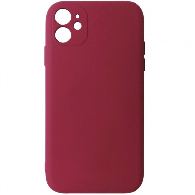 Husa silicon TPU Matte roz inchis pentru Apple iPhone 11 foto