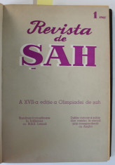 REVISTA DE SAH , ORGAN AL FEDERATIEI ROMANE DE SAH , COLEGAT DE 24 NUMERE SUCCESIVE , IANUARIE 1967 - DECEMBRIE 1968 foto