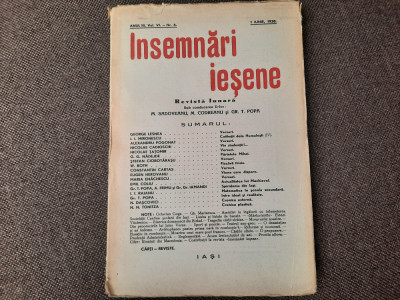 INSEMNARI IESENE ANUL III, NR 6/1938 foto
