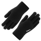 Manusi touchscreen unisex iWarm, negru, ST0005