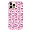 Husa compatibila cu Apple iPhone 15 Plus, Viceversa, model Kitty pattern Hello Kitty , Silicon, TPU, Transparent, Carcasa
