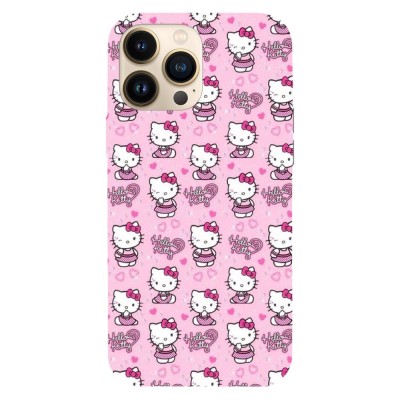 Husa compatibila cu Apple iPhone 15 Plus, Viceversa, model Kitty pattern Hello Kitty , Silicon, TPU foto