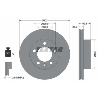 Textar Disc frana PRO foto