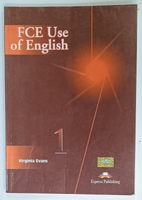FCE USE OF ENGLISH , 1 by VIRGINIA EVANS , 1997 foto