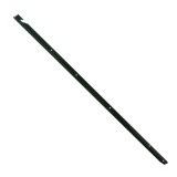 Stalp de gard T2, otel imbracat in PVC, verde, dreptunghiular, H 1200 mm, 30 x 30 mm